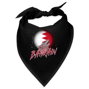 Bahrain - Bandana - Schwarz - Vorne