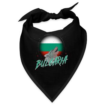 Bulgarien - Bandana - Schwarz - Vorne