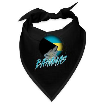 Bahamas - Bandana - Schwarz - Vorne