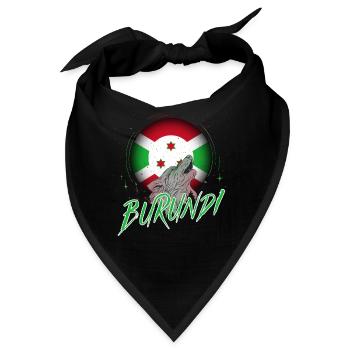 Burundi - Bandana - Schwarz - Vorne