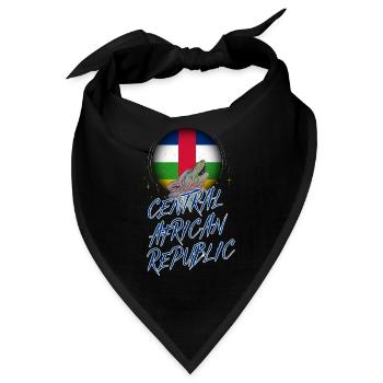 Zentralafrikanische Republik - Bandana - Schwarz - Vorne