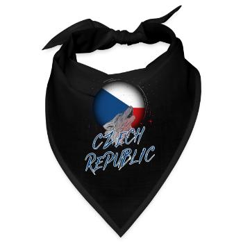 Tschechische Republik - Bandana - Schwarz - Vorne