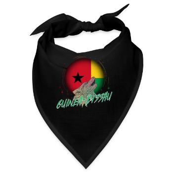 Guinea-Bissau - Bandana - Schwarz - Vorne
