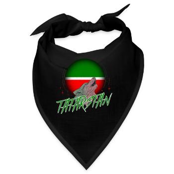 Tatarstan - Bandana - Schwarz - Vorne