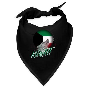 Kuwait - Bandana - Schwarz - Vorne
