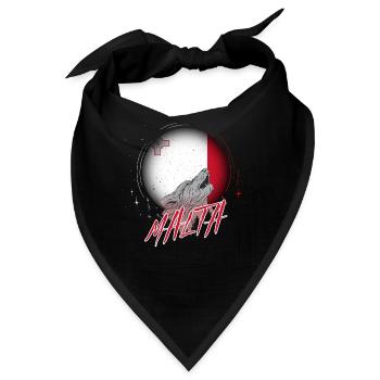 Malta - Bandana - Schwarz - Vorne