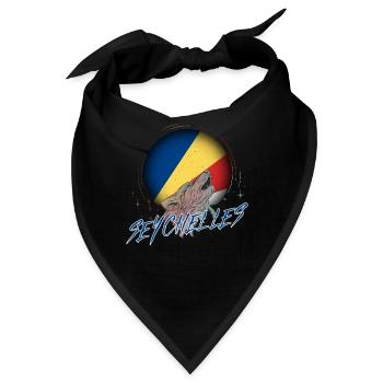 Seychellen - Bandana - Schwarz - Vorne