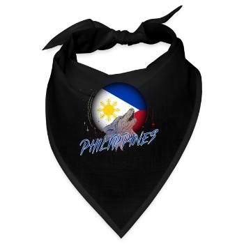 Philippinen - Bandana - Schwarz - Vorne