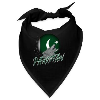 Pakistan - Bandana - Schwarz - Vorne