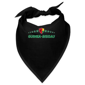 Guinea-Bissau - Bandana - Schwarz - Vorne