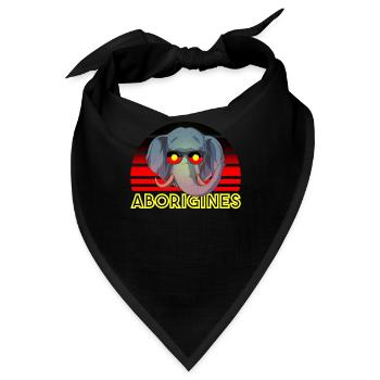 Aborigines - Bandana - Schwarz - Vorne