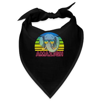 Amazigh - Bandana - Schwarz - Vorne