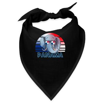 Panama - Bandana - Schwarz - Vorne
