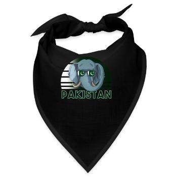 Pakistan - Bandana - Schwarz - Vorne