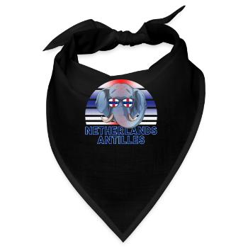 Niederländische Antillen - Bandana - Schwarz - Vorne