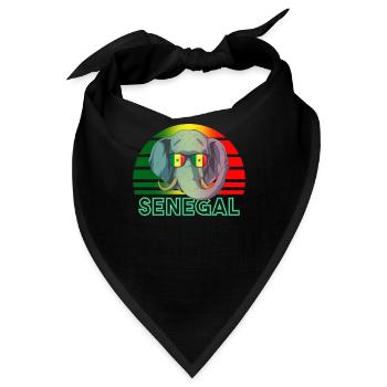 Senegal - Bandana - Schwarz - Vorne