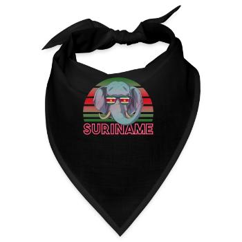 Suriname - Bandana - Schwarz - Vorne
