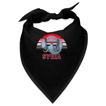 Syrien - Bandana - Schwarz - Vorne