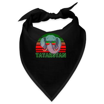 Tatarstan - Bandana - Schwarz - Vorne