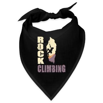 Rock Climbing - Bandana - Schwarz - Vorne