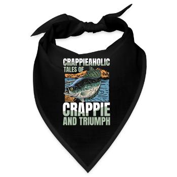 Crappieaholic Tales Of Crappie And - Bandana - Schwarz - Vorne