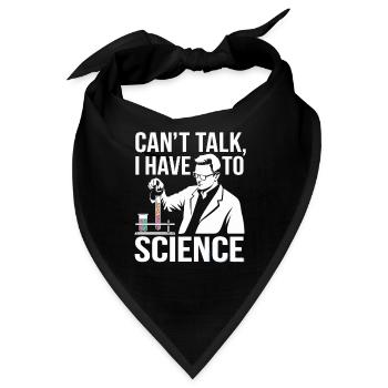 Wissenschaft Laborant im Labor Alltag - Bandana - Schwarz - Vorne