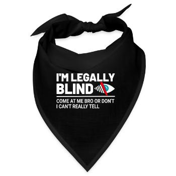 Legal Blind - Bandana - Schwarz - Vorne