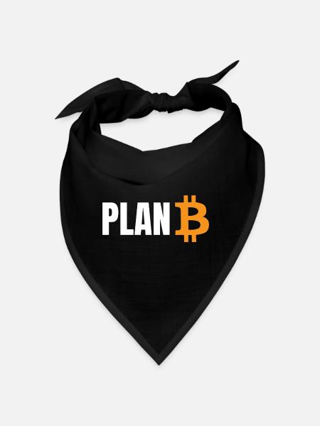 Plan B Bitcoin - Bandana - black - Front