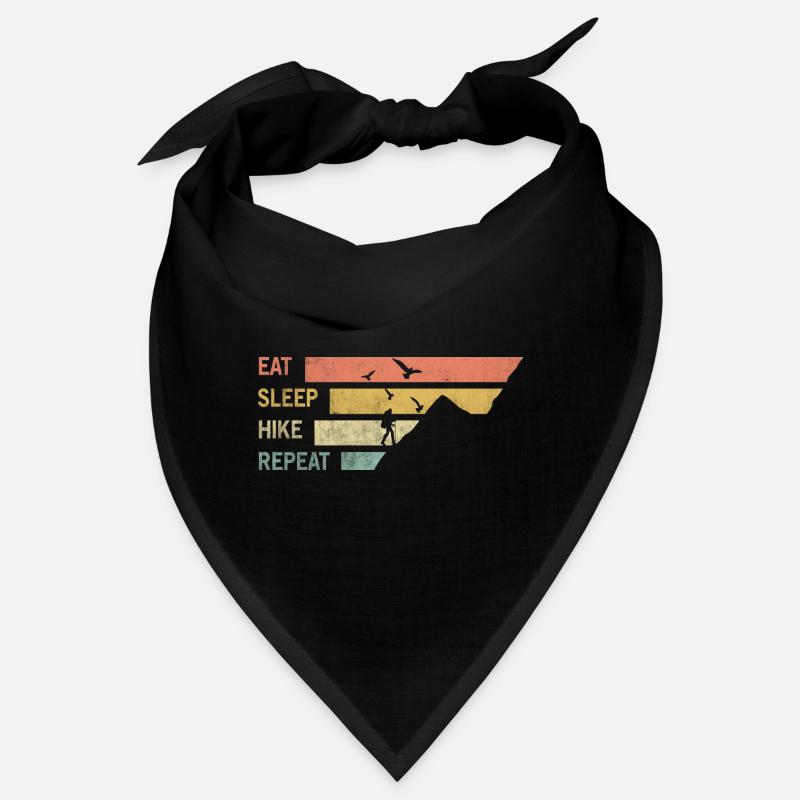 eat sleep hike repeat Bandana