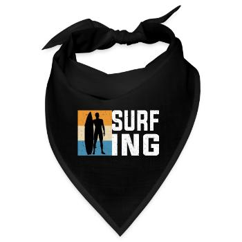 Surfing - Bandana - Schwarz - Vorne