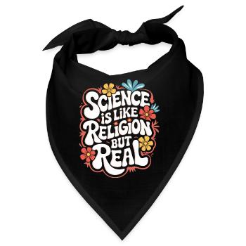 Atheismus Atheist Anti-Religion Agnostiker - Bandana - Schwarz - Vorne
