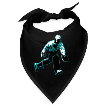 Torwart - Bandana - Schwarz - Vorne
