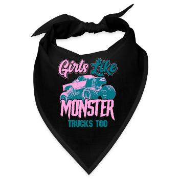 Monstertruck - Bandana - Schwarz - Vorne