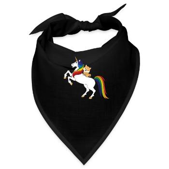 Shiba Inu - Bandana - Schwarz - Vorne