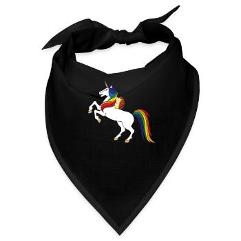 Igel - Bandana - Schwarz - Vorne
