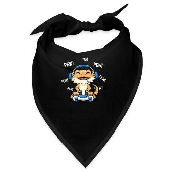 Bärtiger Drache - Bandana - Schwarz - Vorne