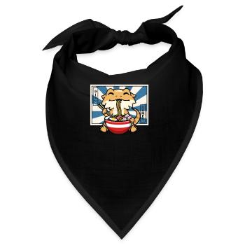 Bärtiger Drache - Bandana - Schwarz - Vorne