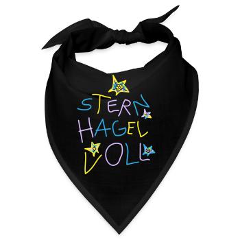 Sternhagelvoll vom Alkohol (b) - Bandana - Schwarz - Vorne