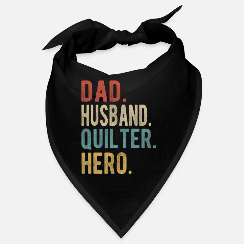 Quilter Papa Husband Hero Bandana