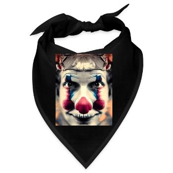 Clown - Bandana - Schwarz - Vorne