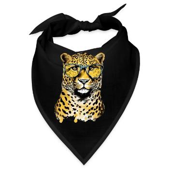 Kig der Leopard - Bandana - Schwarz - Vorne