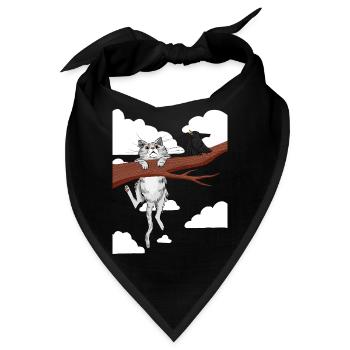 Hang in there 01 - Bandana - Schwarz - Vorne