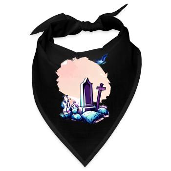 Verlassenes Grab - Bandana - Schwarz - Vorne