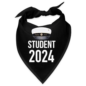 Abschlussfeier 2024 Abiturfeier - Bandana - Schwarz - Vorne