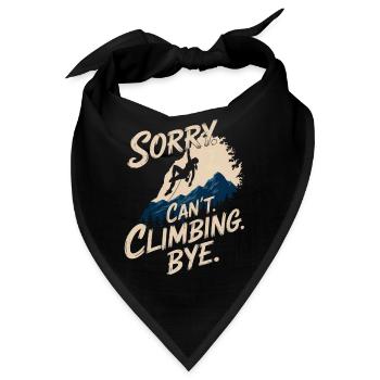 Klettern Freeclimbing felsklettern für Frauen - Bandana - Schwarz - Vorne