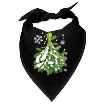 Mistelzweig - Bandana - Schwarz - Vorne