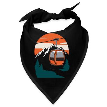 Sessellift - Bandana - Schwarz - Vorne