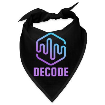 Drucke für Musikliebhaber, Musik, trendy - Bandana - Schwarz - Vorne
