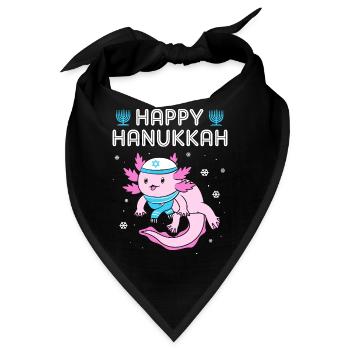 Hanukah Chanukkah Hanukkah - Bandana - Schwarz - Vorne
