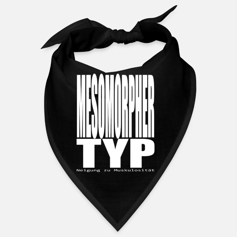 Type mésomorphe Tendance à la musculature Typo Bandana